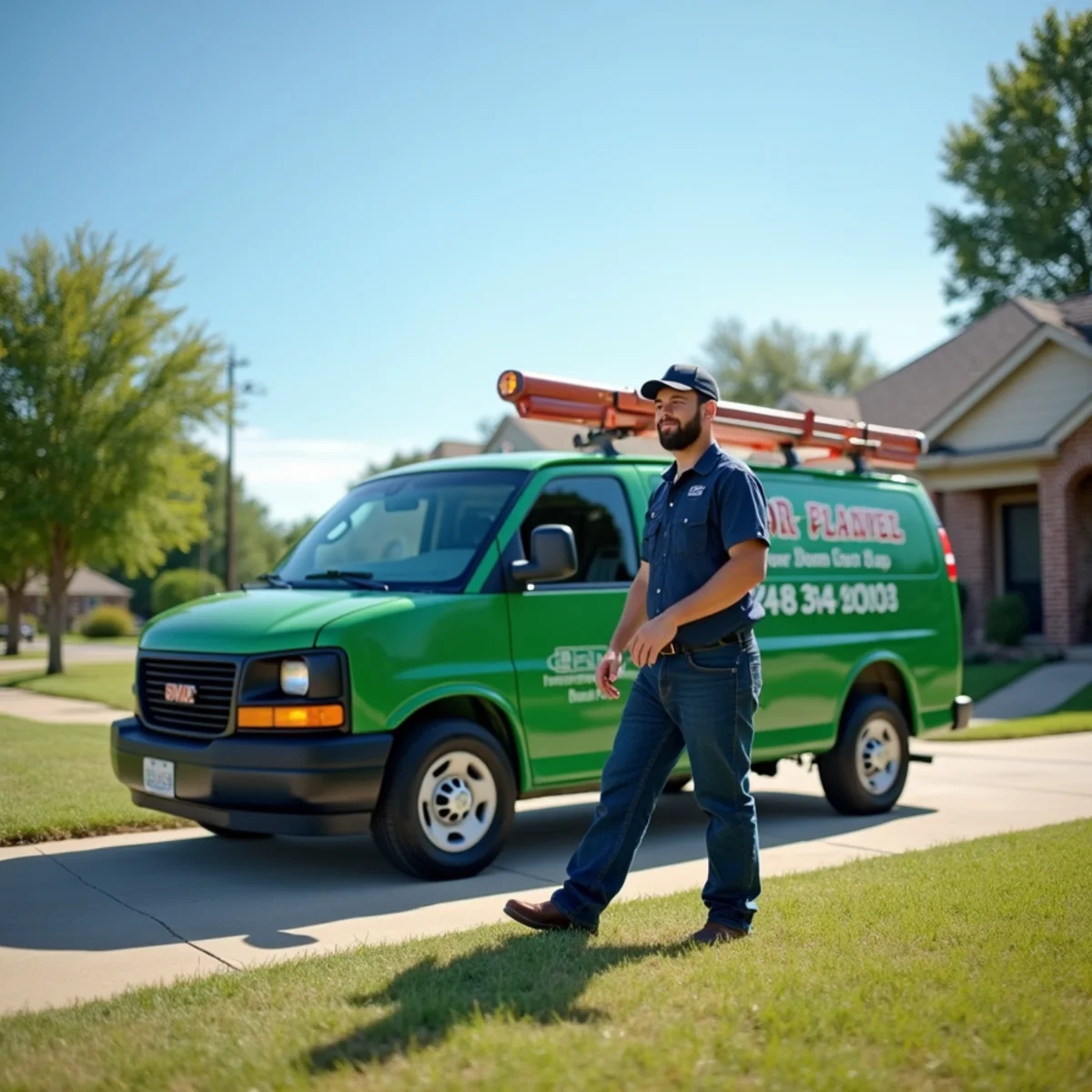 Residential streets and homes in Argyle, TX served by our plumbers