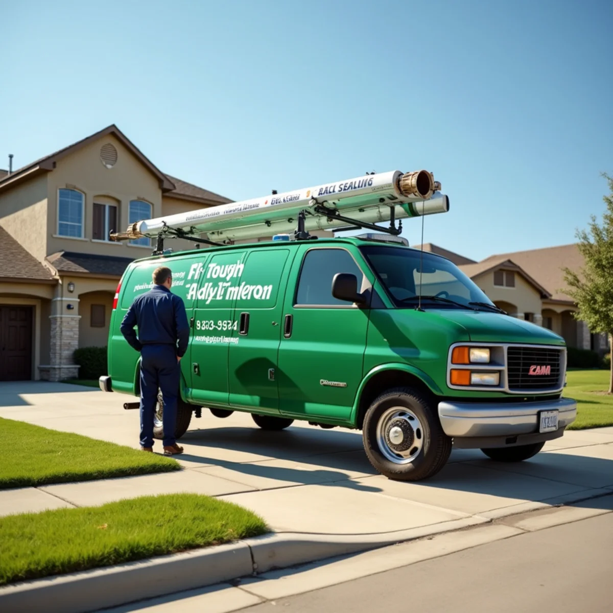 Residential streets and homes in Denton, TX served by our plumbers