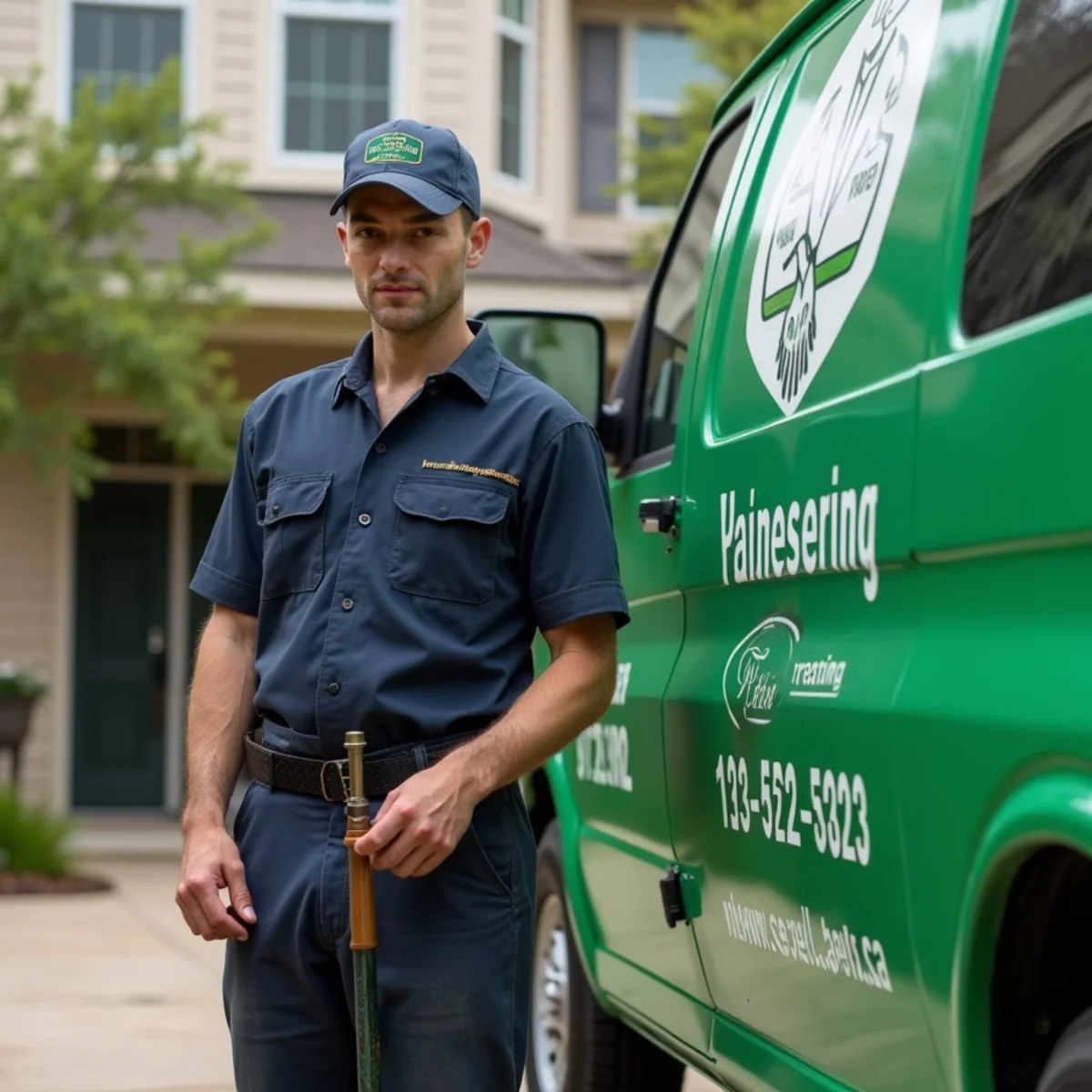 Plumber running a sewer camera to diagnose a repeatedly clogging drain in a Colleyville, North Texas home