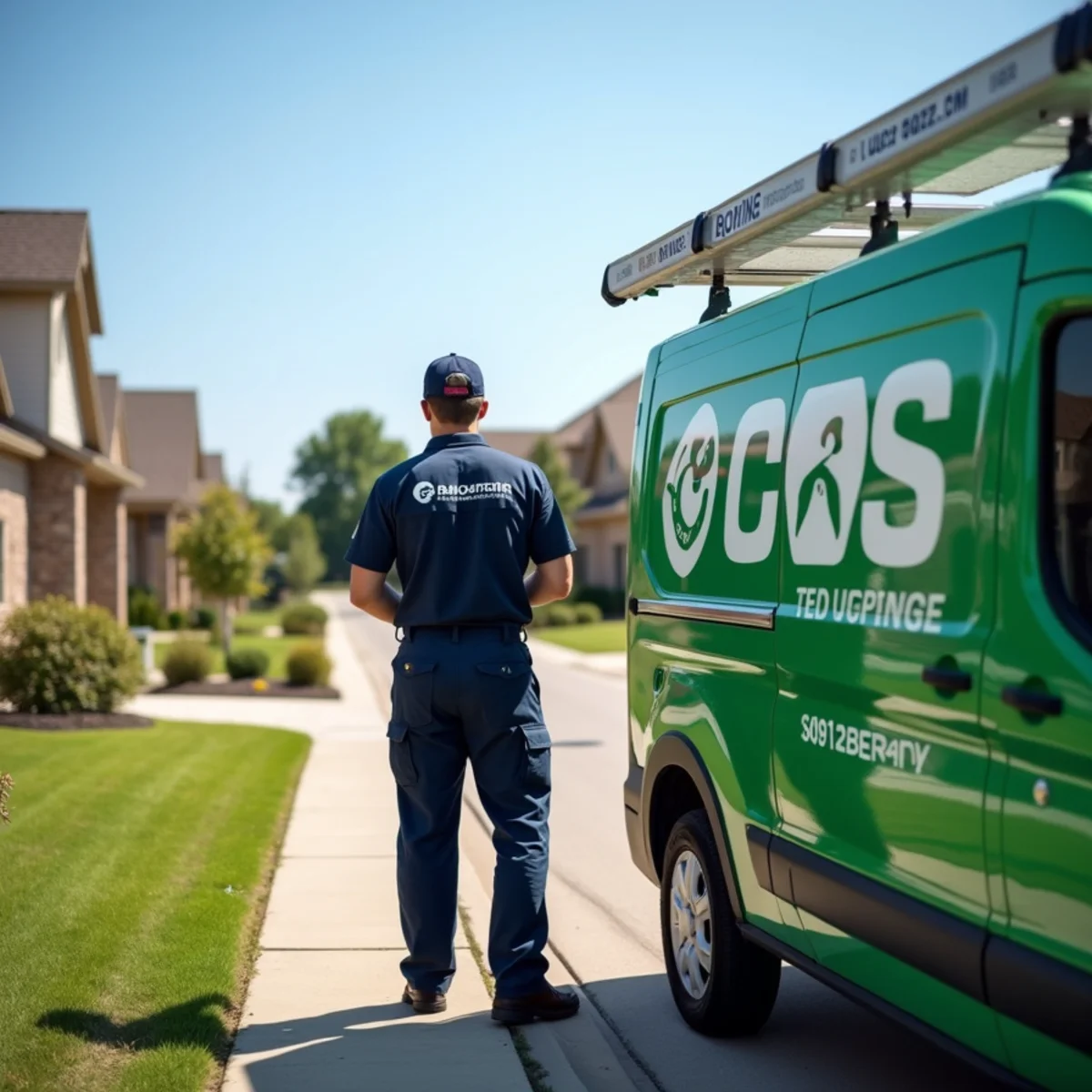 Residential streets and homes in Lucas, TX served by our plumbers