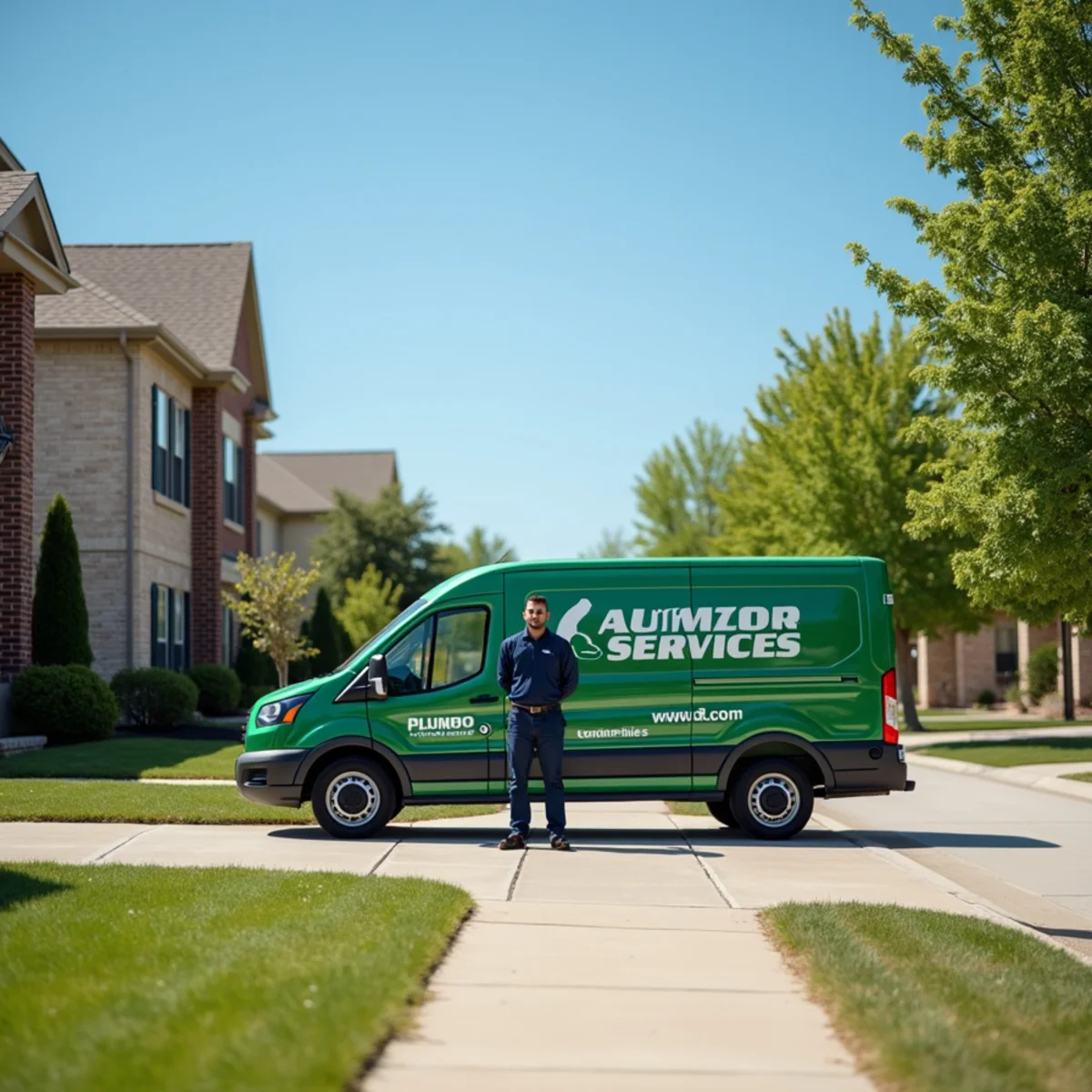 Residential streets and homes in Plano, TX served by our plumbers