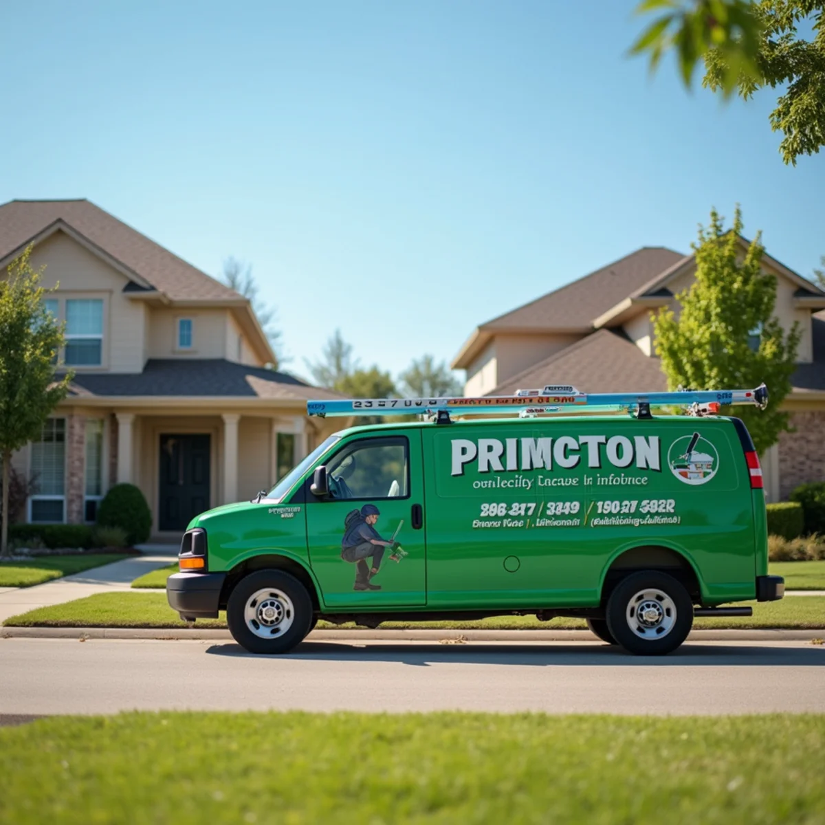 Residential streets and homes in Princeton, TX served by our plumbers