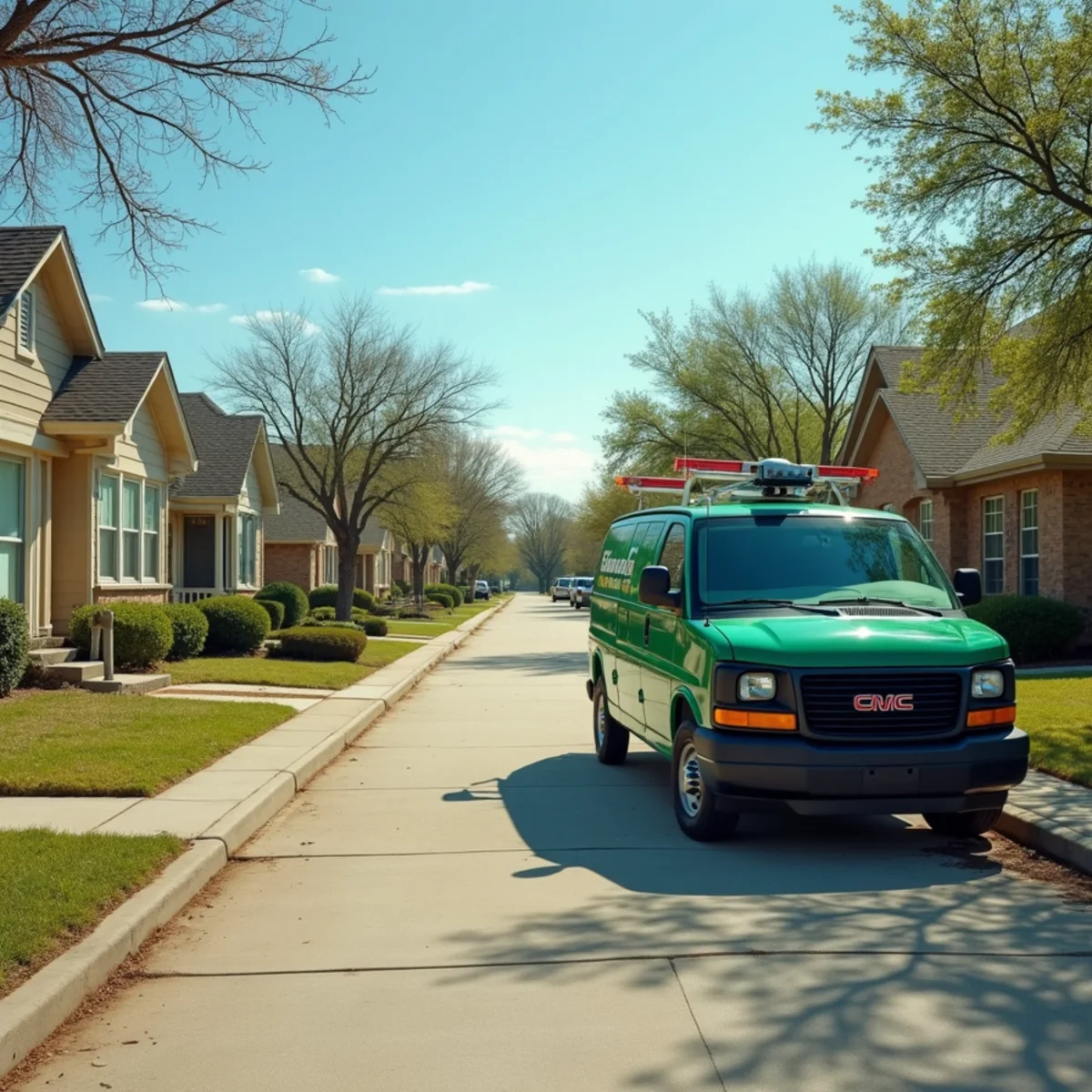 Residential streets and homes in Watauga, TX served by our plumbers